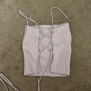 Zara Strappy Backless Top